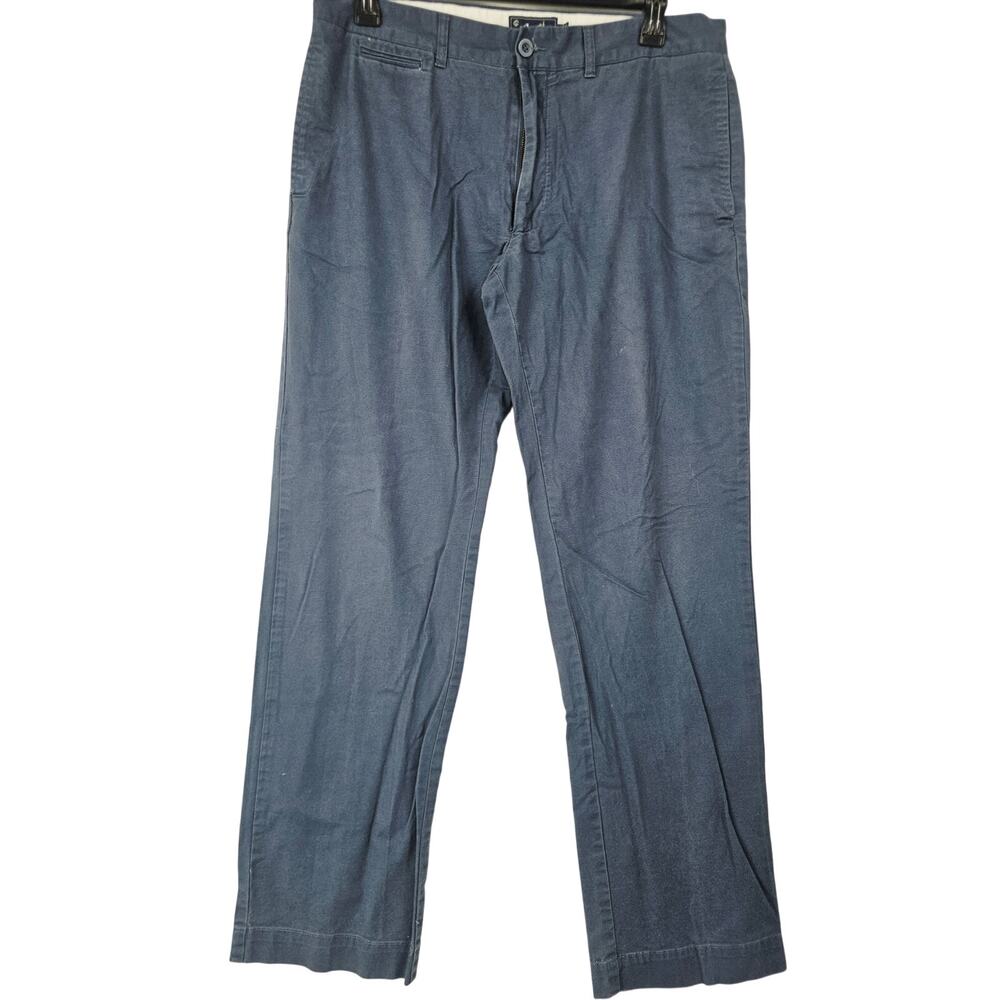 Grayers Thonsom Stretch Flat Front Chino Pants Dark Blue 36x34 4236